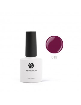 Цветной гель-лак ADRICOCO №019 пурпурный (8 мл)
