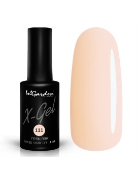 Гель-лак Ingarden X-Gel №111 пастельно-бежевый плотный, 8 мл