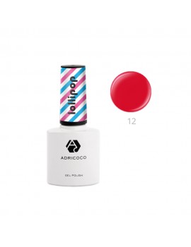 Цветной гель-лак ADRICOCO Lollipop №12 - Вишневый леденец (8 мл)