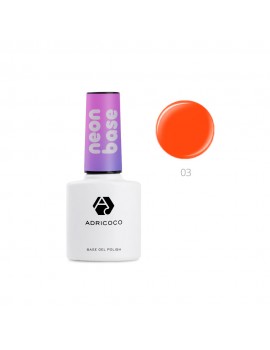 Цветная база ADRICOCO Neon base №03 - сладкий грейпфрут (8 мл)