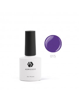 Цветной гель-лак ADRICOCO №015 ультрафиолетовый (8 мл)