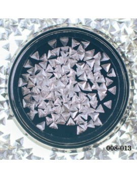 Дизайн "Треугольник" серебро, плоский, Laxy